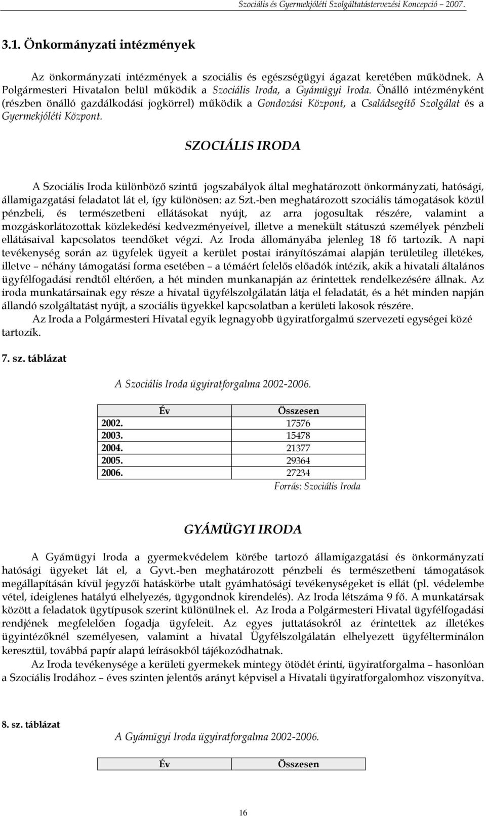 SZOCIÁLIS IRODA A Szociális Iroda különbözı szintő jogszabályok által meghatározott önkormányzati, hatósági, államigazgatási feladatot lát el, így különösen: az Szt.