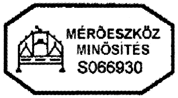 b) A lezáró öntapadó matrica leírása, rajzolata: Fekvő téglalap alakú mezőben a Magyar Kereskedelmi Engedélyezési Hivatal elnevezésének kezdőbetűi. A MKEH felirat alatt azonosító jelölés. 2.