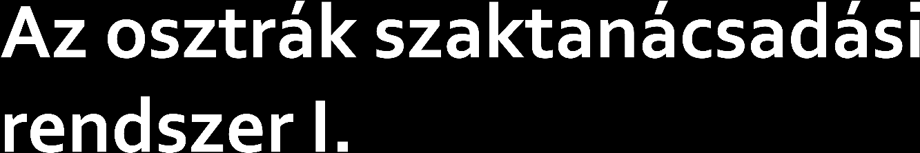 Ausztriában már 2007-ben bevezetésre került a Farm Advisory System, és hatékonyan működik A szaktanácsadás feladata, hogy segítséget nyújtson a gazdálkodók számára, az üzemi problémamegoldásban, és a