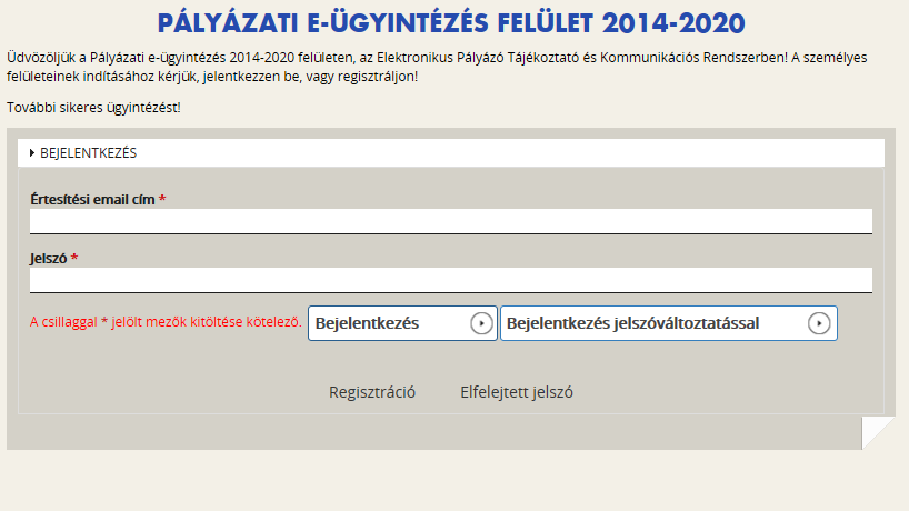3. Segédlet az elektronikus úton, a FAIR rendszeren keresztül benyújtott pályázatok benyújtásához. 3.1.