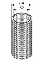 (fém) - 2 db fém végelem 60 x 250 mm - 2 db tokos hosszabbító elem DN 60 PP - 2 db hosszabbító elem bedugható véggel DN 60 PP - Kürtő központosító 2 x DN 60 PP - Rögzítő és tömítő anyagok Megjegyzés: