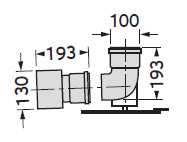 db) DN 130 PP 0020042766 Könyök 30⁰ (2 db) DN 130 PP 0020042767 Könyök 15⁰ (2 db) DN 130 PP 0020042768 Támasztó könyök DN 100 PP Átmenet DN 100/130 PP ecotec, VSC/S készülék kaszkád kapcsolásához