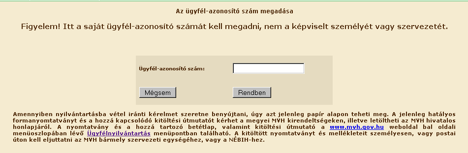 Viszontazonosításhoz a portál megkeresi az ügyfelet a GAZDAadatbázisban.