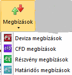 7. Trailing Stop (követő stop) A követő stop olyan megbízástípus, melynek árfolyamszintje az azonnali ár pozíció szempontjából kedvező irányba történő elmozdulásakor módosul.