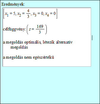 Egészértékű programozás, bináris egészértékű programozás 2.5.