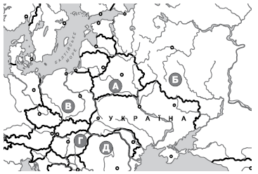 . Válaszd ki az egymásnak megfelelőket az Ukrajnával határos országok és a térképen szereplő betűk közül: Románia A Magyarország C Fehéroroszország E Lengyelország D.