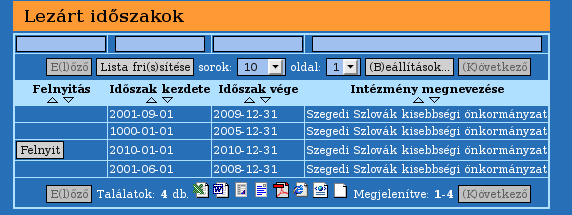 (9998) Évvégi zárás A 29* és 45111* és 45113* főkönyvek nyitó állományának és az évközi forgatási célú értékpapír-műveletek és a likviditási célú hitelműveletek egyenlegeinek átvezetését ( az
