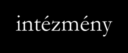 Az ellátási feladatok helyszínei intézmény