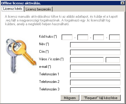 2 LICENSZ AKTIVÁLÁS A SmartLOOK program a gyártó weblapjáról letölthető (www.inim.biz) vagy beszerezhető a forgalmazónál. A letöltött szoftver demó verzió, csak bemutató célt szolgál.