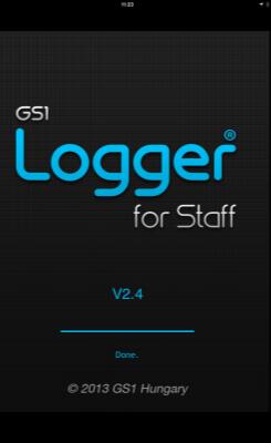 4 Mobil applikáció 4.1 Bejelentkezés A mobil applikáció főoldalán található Regisztráció gomb a GS1 GS1 Logger regisztrációs honlapjára vezet.