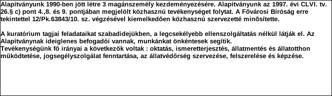 1. Szervezet azonosító adatai 1.1 Név 1.2 Székhely Irányítószám: 1 0 8 6 Település: Budapest Közterület neve: Déry Miksa Közterület jellege: utca Házszám: Lépcsőház: Emelet: Ajtó: 18 1.