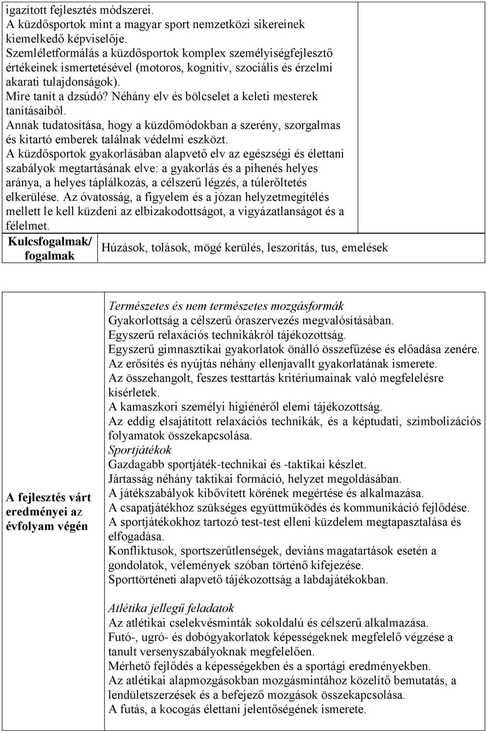 Néhány elv és bölcselet a keleti mesterek tanításaiból. Annak tudatosítása, hogy a küzdőmódokban a szerény, szorgalmas és kitartó emberek találnak védelmi eszközt.