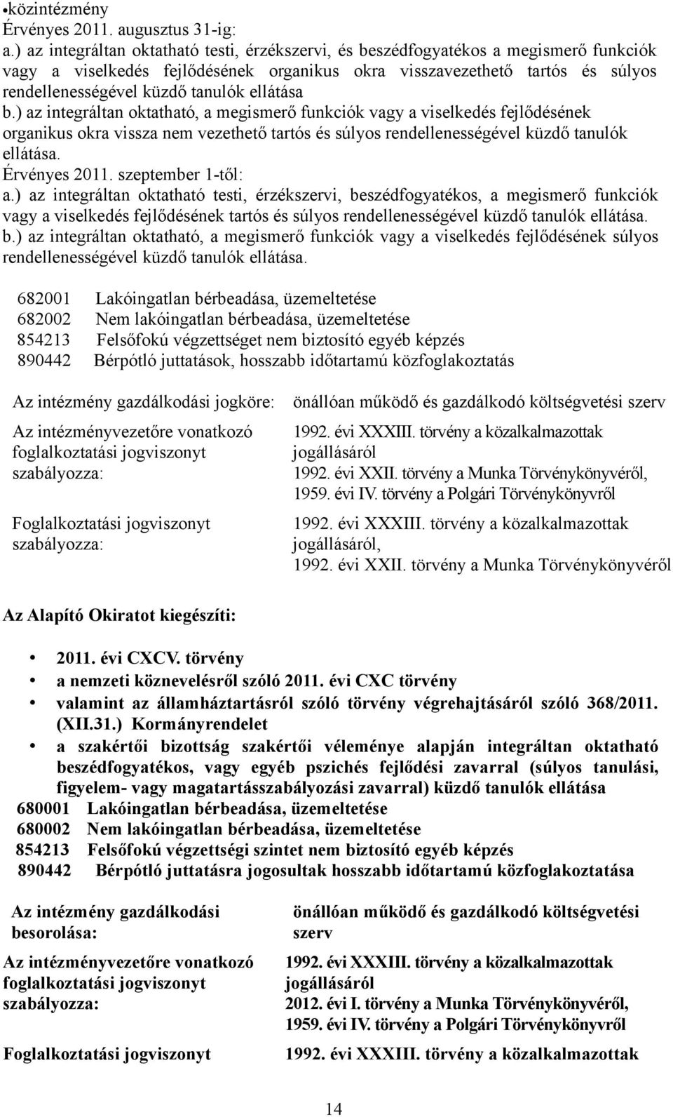 ellátása b.) az integráltan oktatható, a megismerő funkciók vagy a viselkedés fejlődésének organikus okra vissza nem vezethető tartós és súlyos rendellenességével küzdő tanulók ellátása.