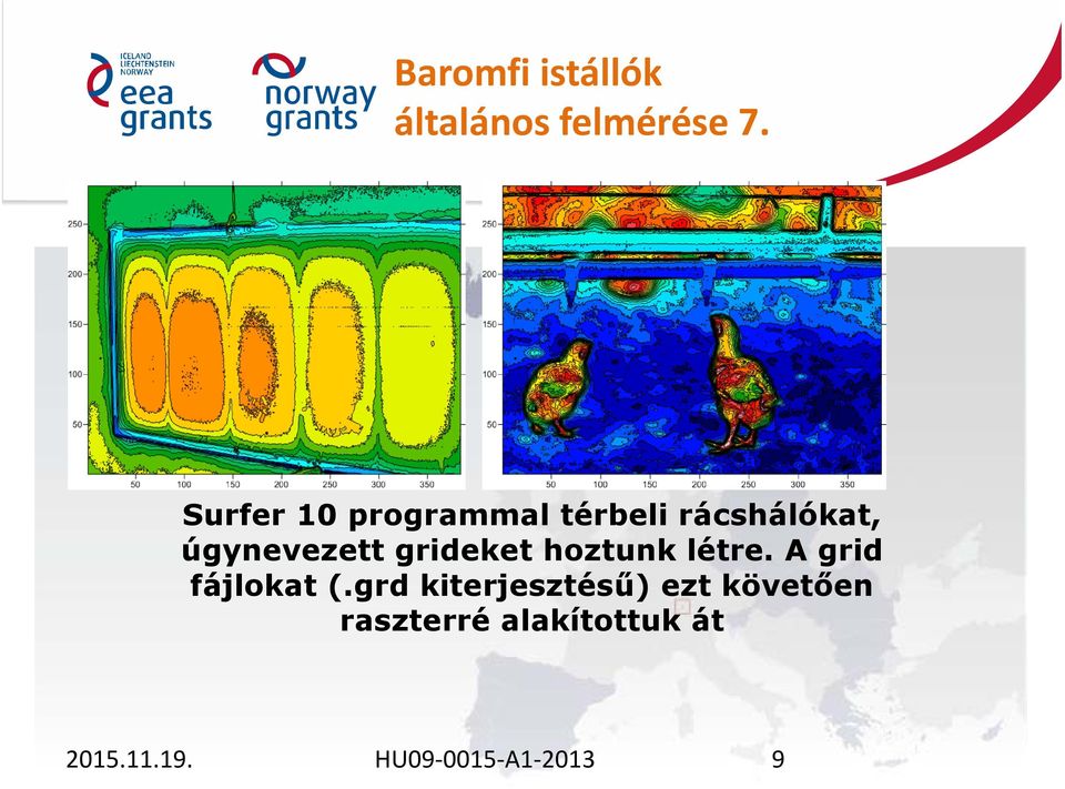 grideket hoztunk létre. A grid fájlokat (.