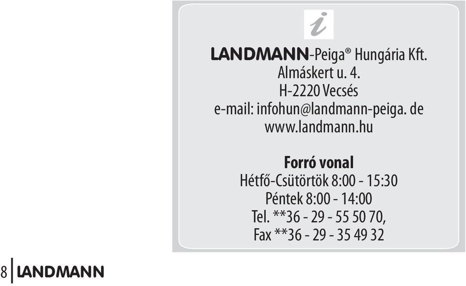 landmann.