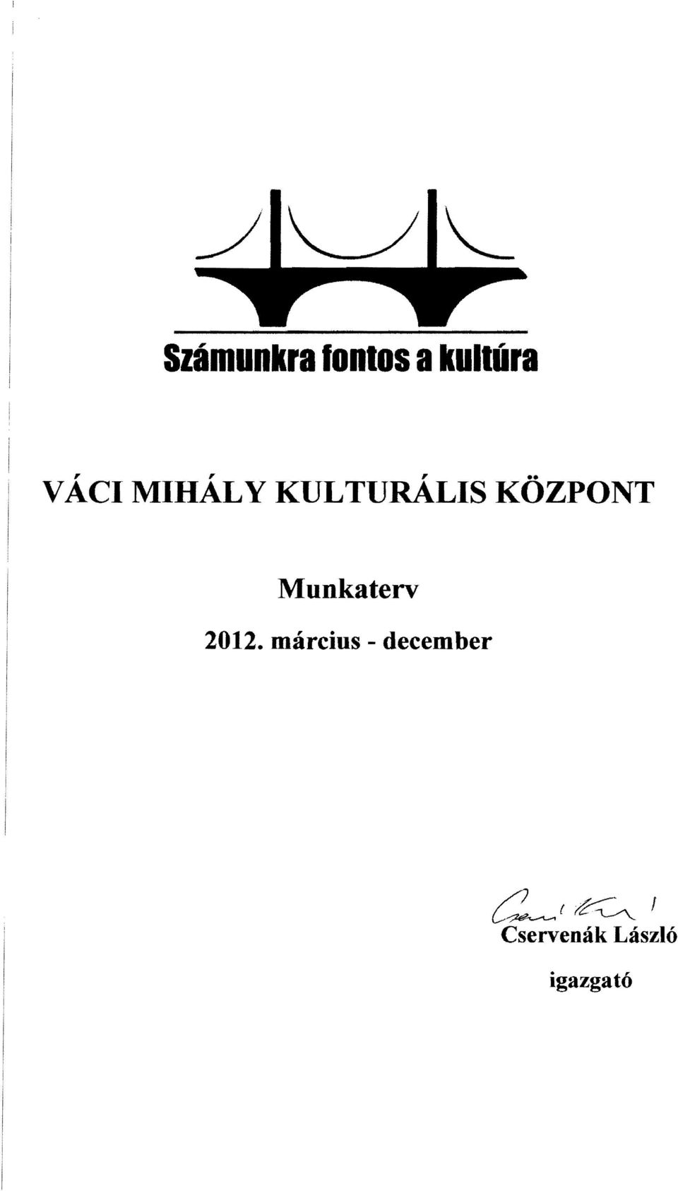 Munkaterv 2012.