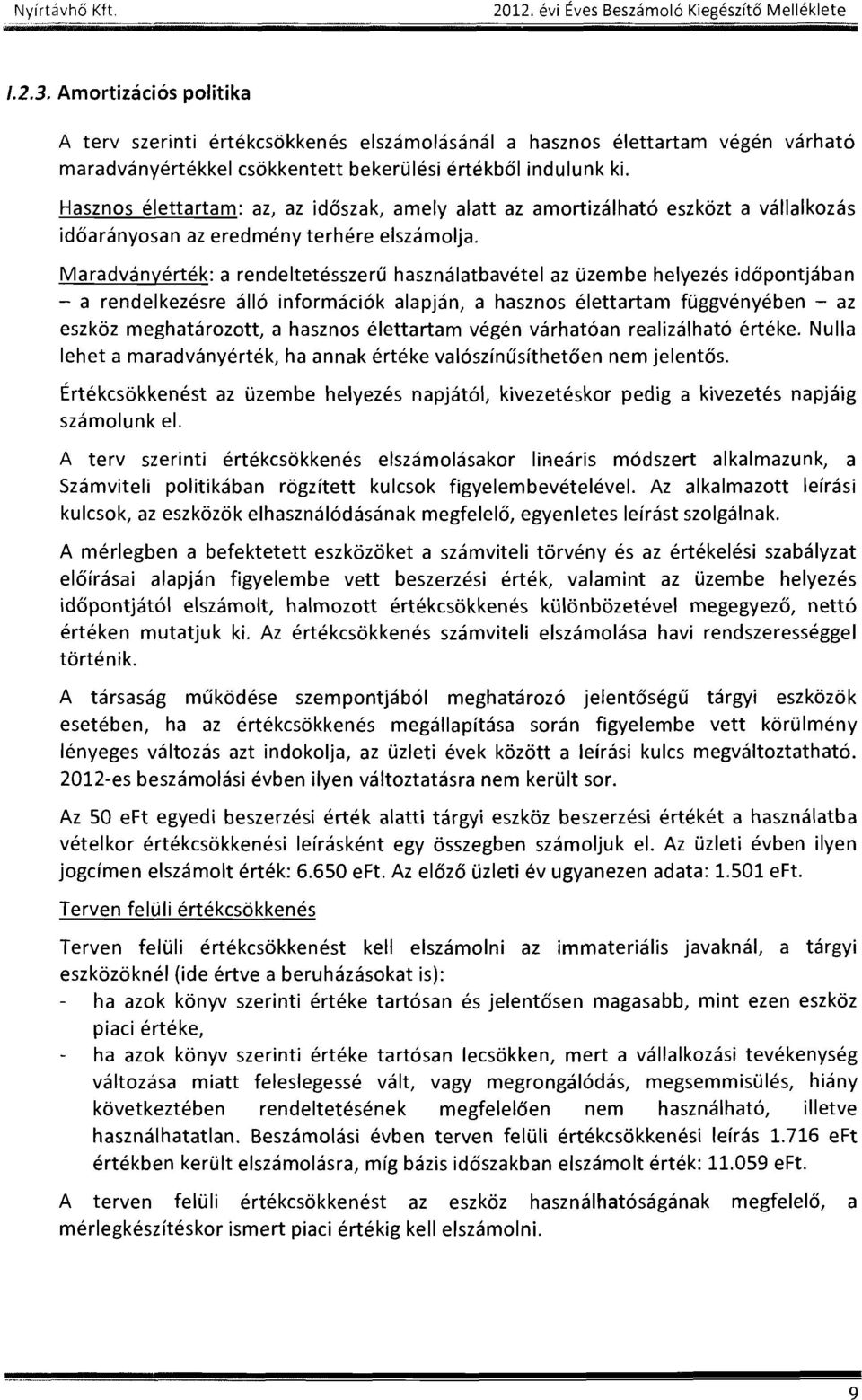 Hasznos élettartam: az, az időszak, amely alatt az amortizálható eszközt a vállalkozás időarányosan az eredmény terhére elszámolja.