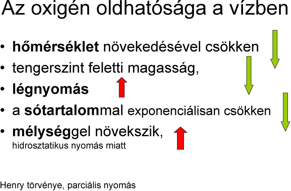 a óaralommal xponnciálian cökkn mélyéggl