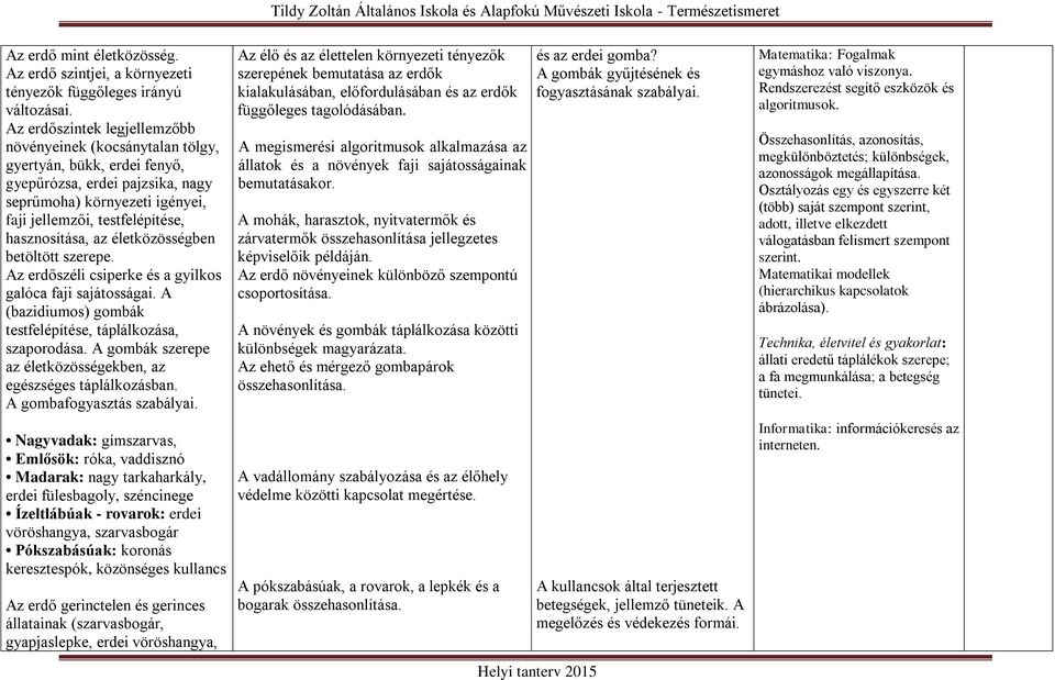 hasznosítása, az életközösségben betöltött szerepe. Az erdőszéli csiperke és a gyilkos galóca faji sajátosságai. A (bazidiumos) gombák testfelépítése, táplálkozása, szaporodása.