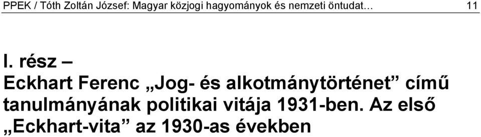 rész Eckhart Ferenc Jog- és alkotmánytörténet című