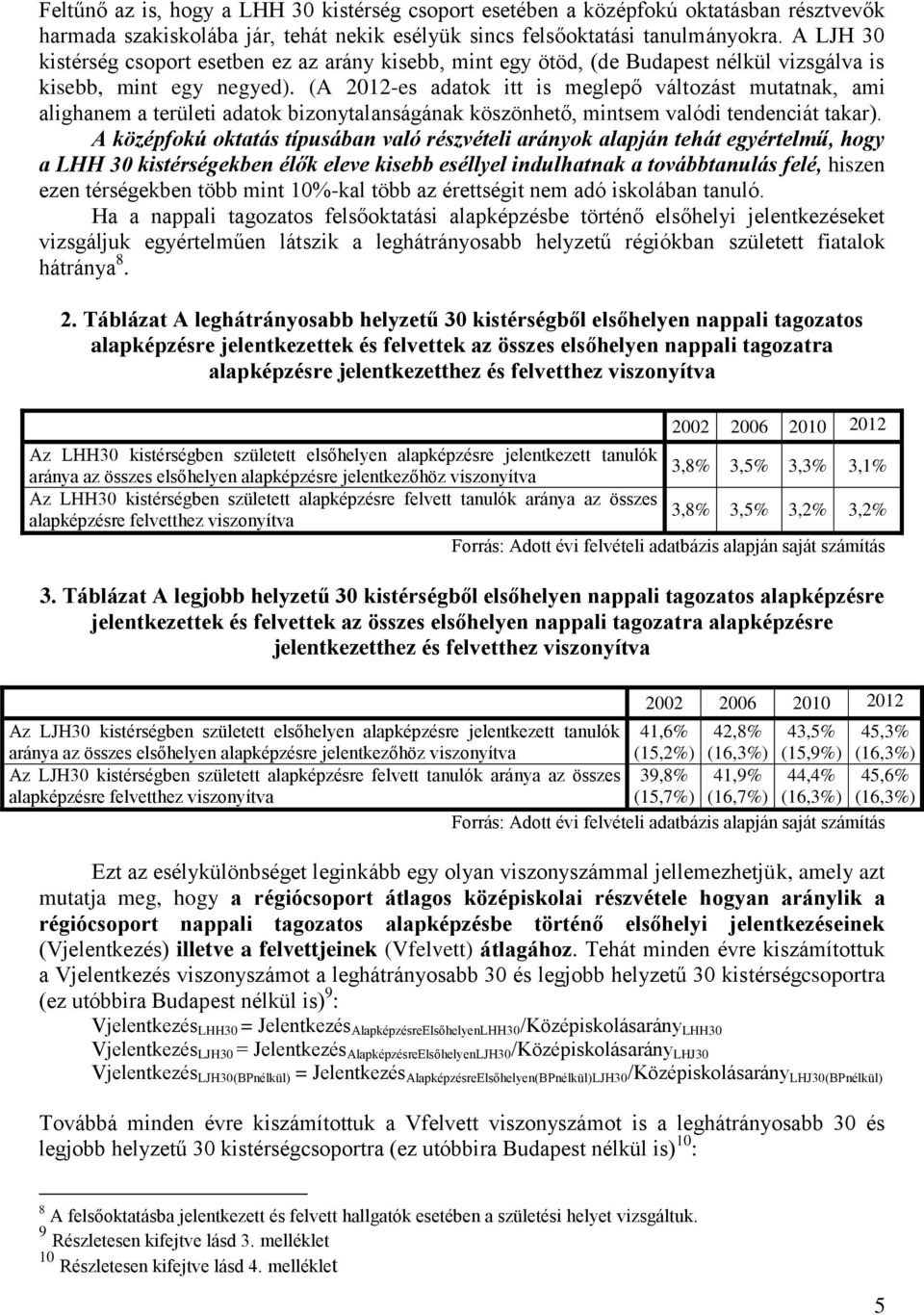 (A 2012-es adatok itt is meglepő változást mutatnak, ami alighanem a területi adatok bizonytalanságának köszönhető, mintsem valódi tendenciát takar).