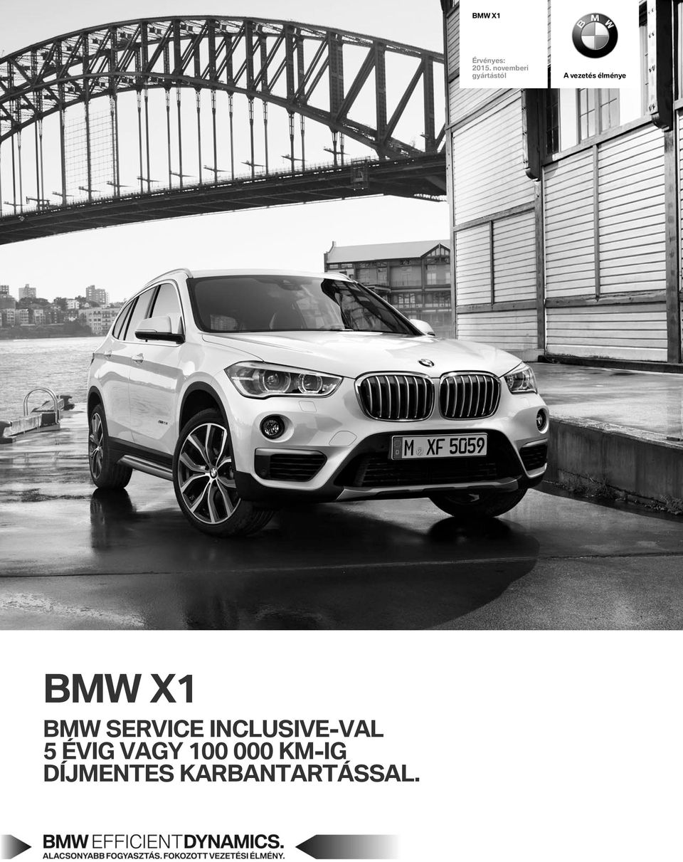 élménye BMW X1 BMW SERVICE