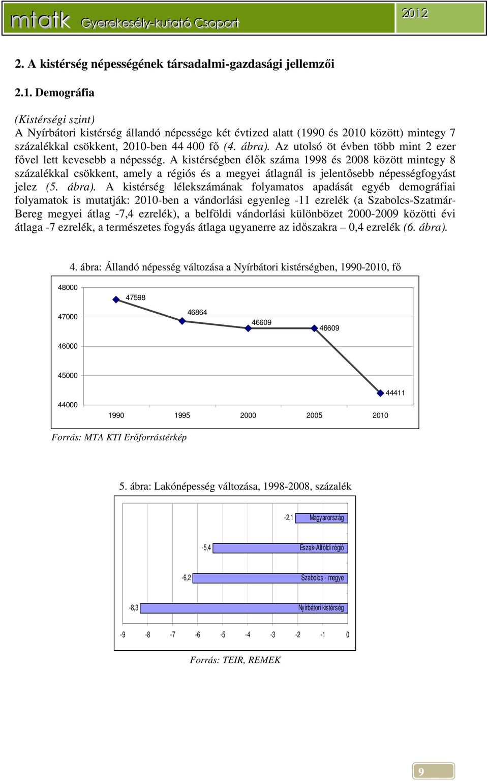 Az utolsó öt évben több mint 2 ezer fővel lett kevesebb a népesség.