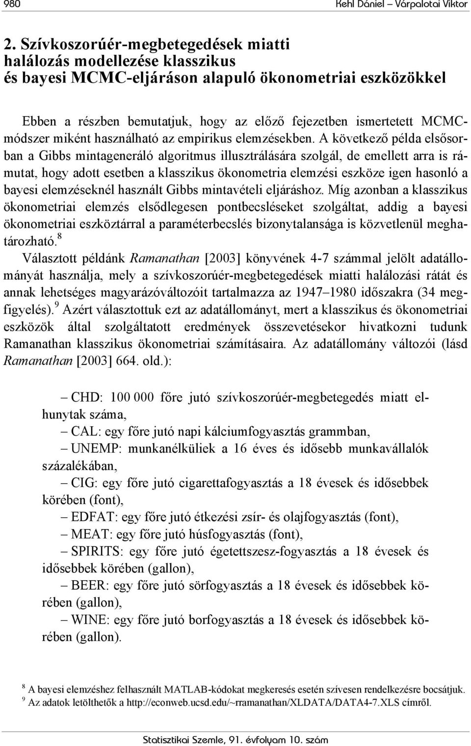 használhaó az empirikus elemzésekben.