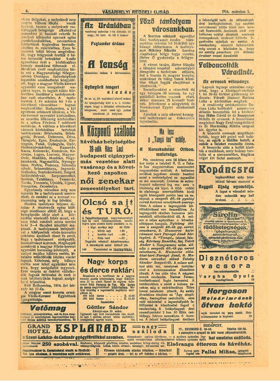 é ten keresztül hetenként S-szSor egynehány ó r á t kórházkbn k o m o l y munkávl töltsenek el Mindezek érett megfontolás bír t reá M g y r o r s z á g i N ő e g y e sületek O r s z á g o s