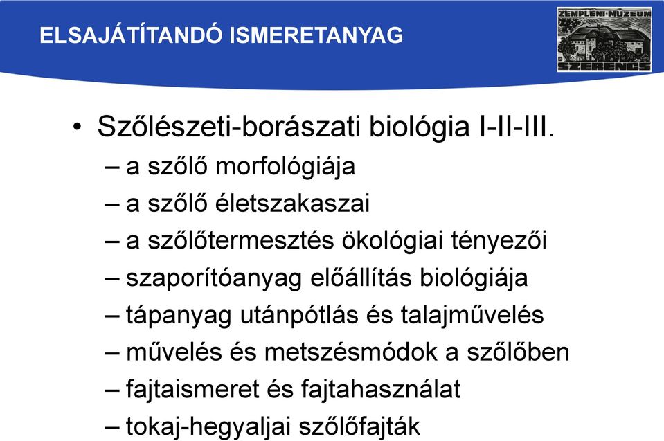 tényezői szaporítóanyag előállítás biológiája tápanyag utánpótlás és