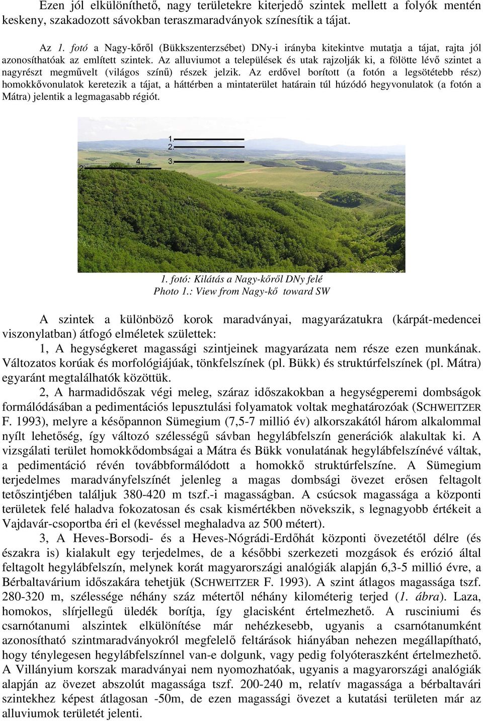 Az alluviumot a települések és utak rajzolják ki, a fölötte lévő szintet a nagyrészt megművelt (világos színű) részek jelzik.