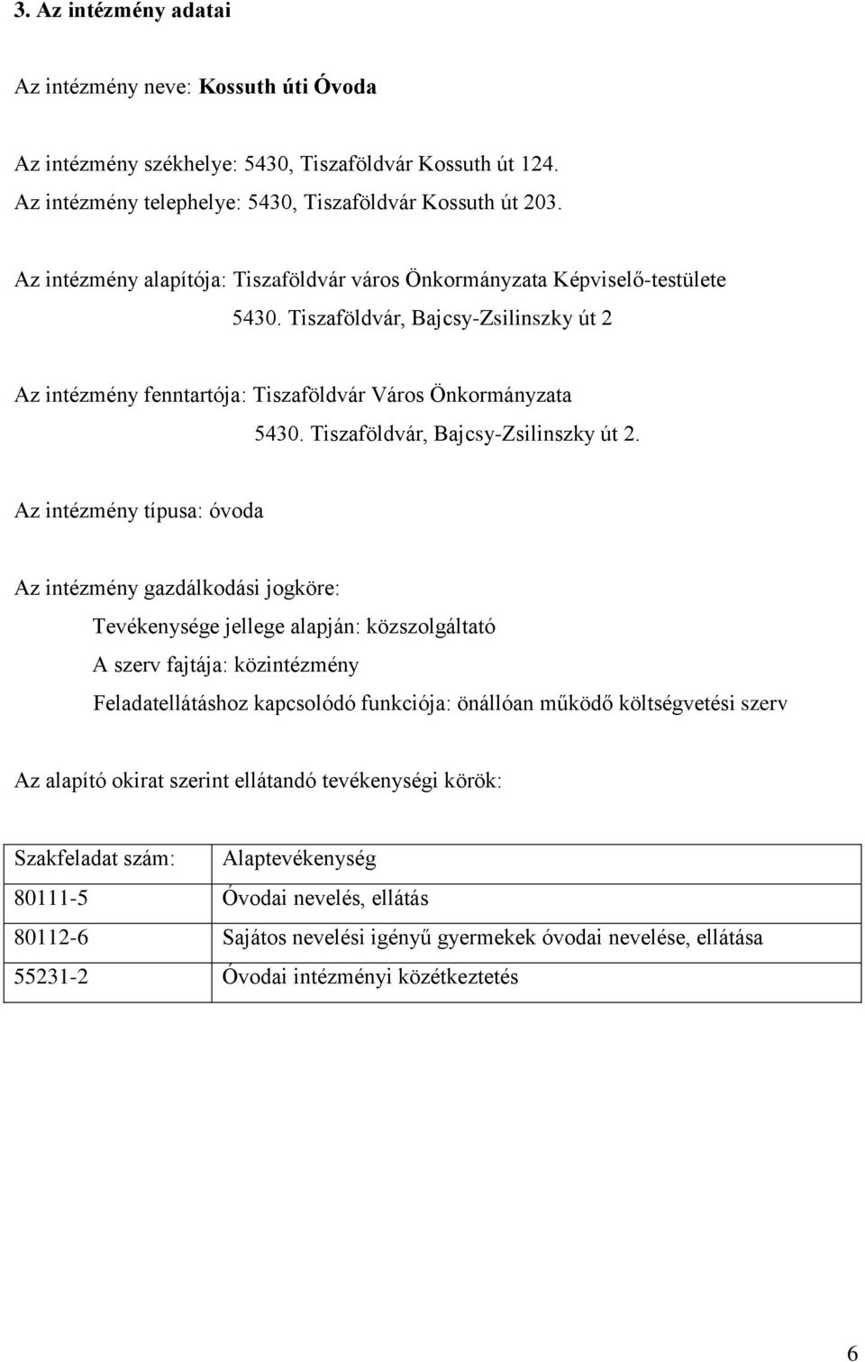 Tiszaföldvár, Bajcsy-Zsilinszky út 2.