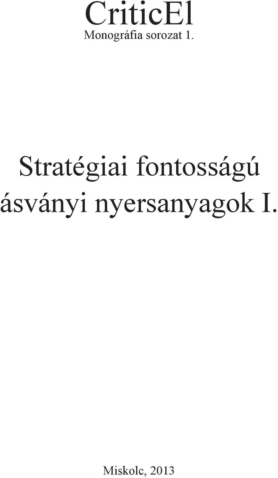 Stratégiai fontosságú