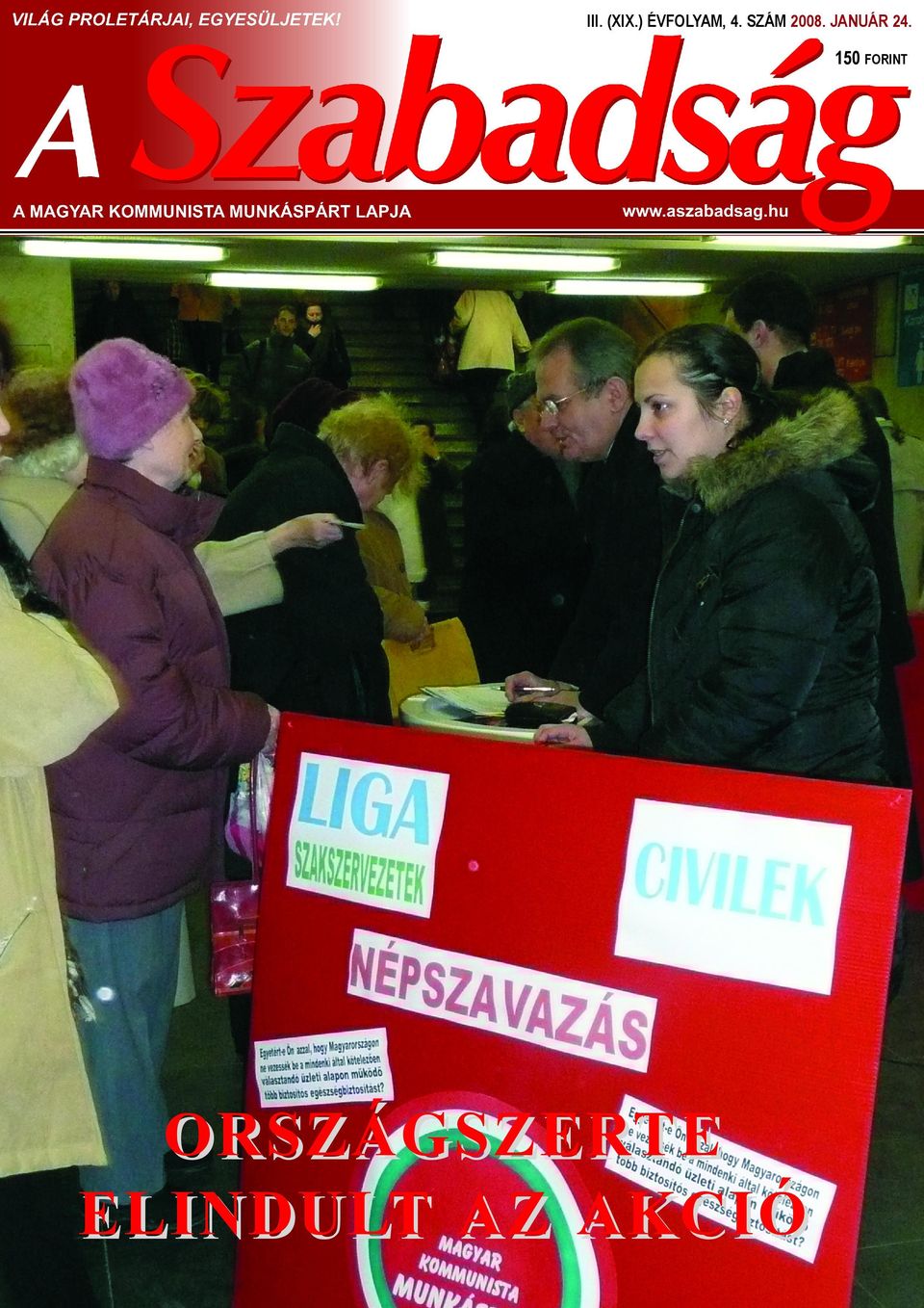 SZÁM 2008. JANUÁR 24.