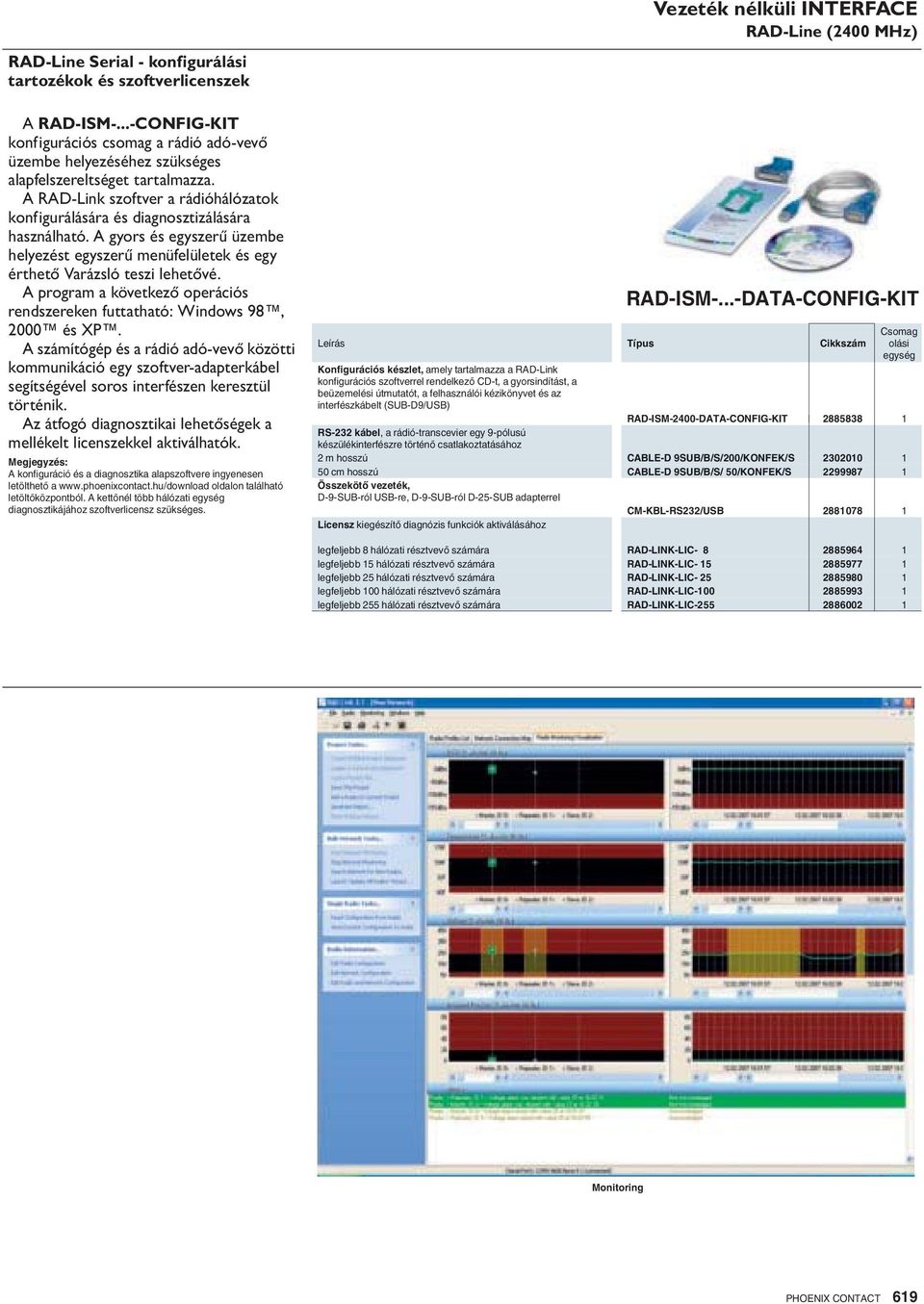 A program a következő operációs rendszereken futtatható: Windows 98, 2000 és XP.