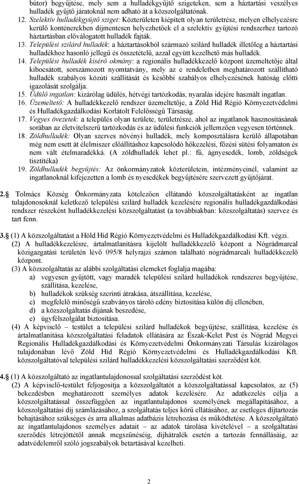 előválogatott hulladék fajták. 13.