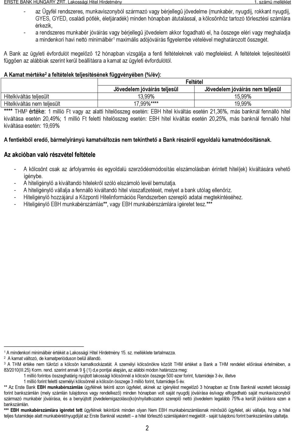 adójóváírás figyelembe vételével meghatározott összegét. A Bank az ügyleti évfordulót megelőző 12 hónapban vizsgálja a fenti feltételeknek való megfelelést.