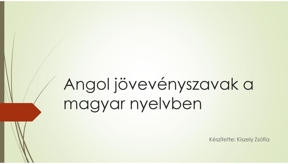 magyar nyelvben