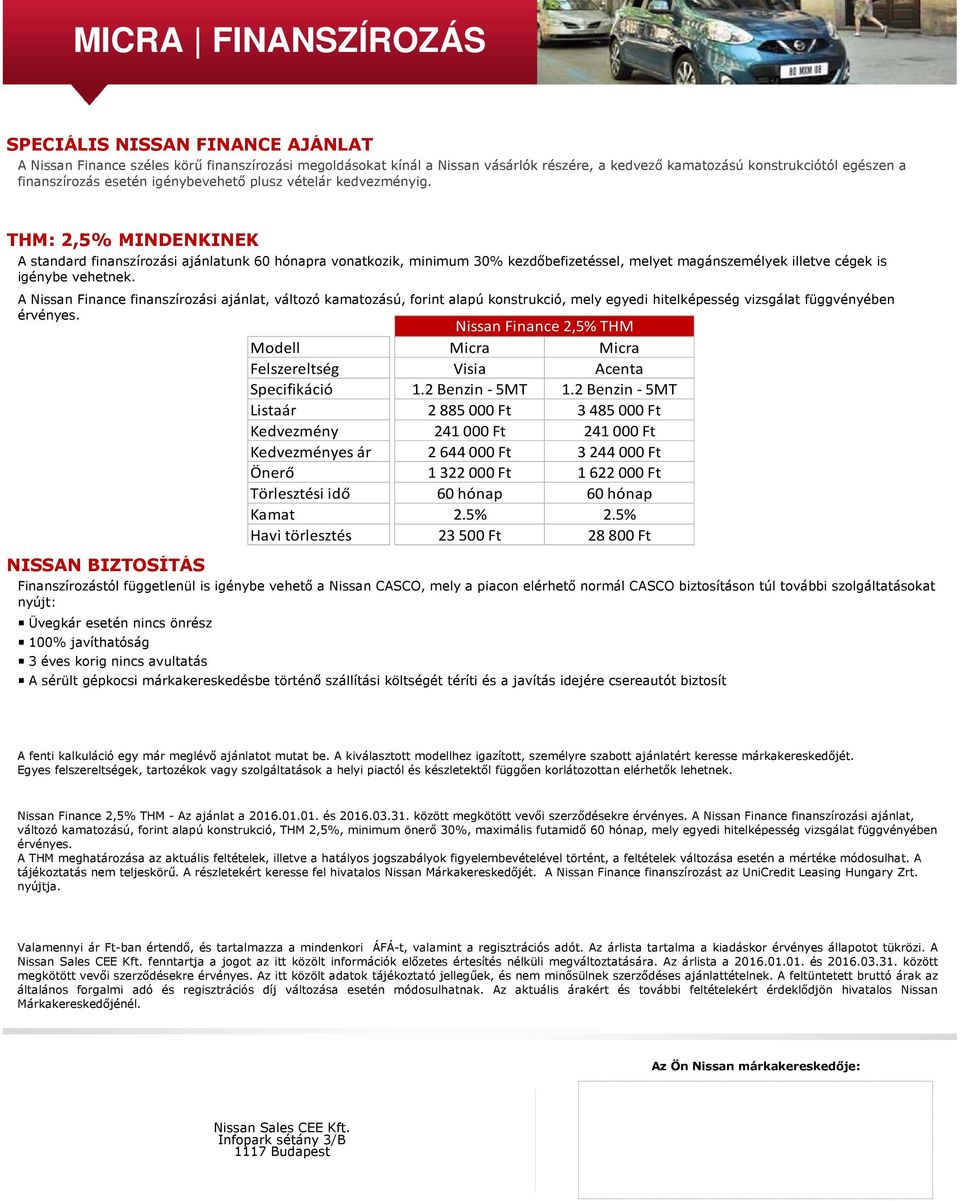 THM: 2,5% MINDENKINEK A standard finanszírozási ajánlatunk 60 hónapra vonatkozik, minimum 30% kezdőbefizetéssel, melyet magánszemélyek illetve cégek is igénybe vehetnek.