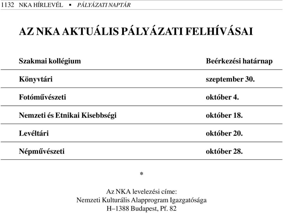 Nemzeti és Etnikai Kisebbségi október 18. Levéltári október 20.