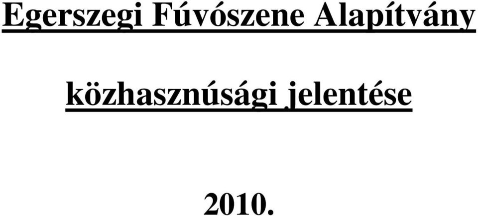 Alapítvány