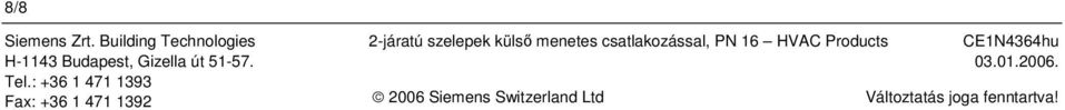 CEN4364hu H-43 Budapest, Gizella út 5-57 0302006 Tel: