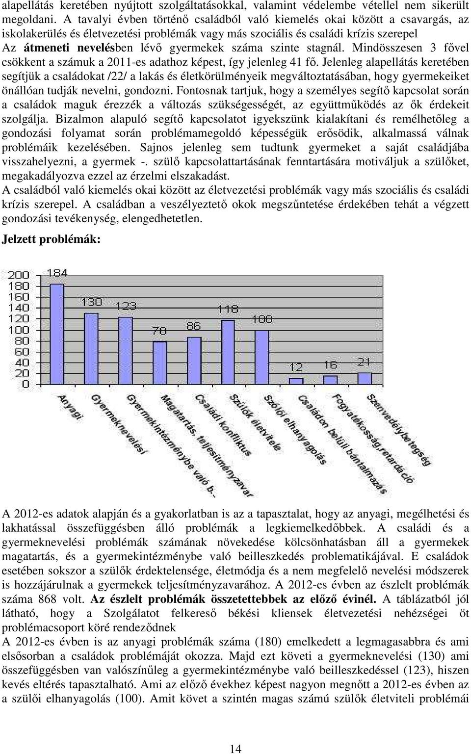 száma szinte stagnál. Mindösszesen 3 fővel csökkent a számuk a 2011-es adathoz képest, így jelenleg 41 fő.