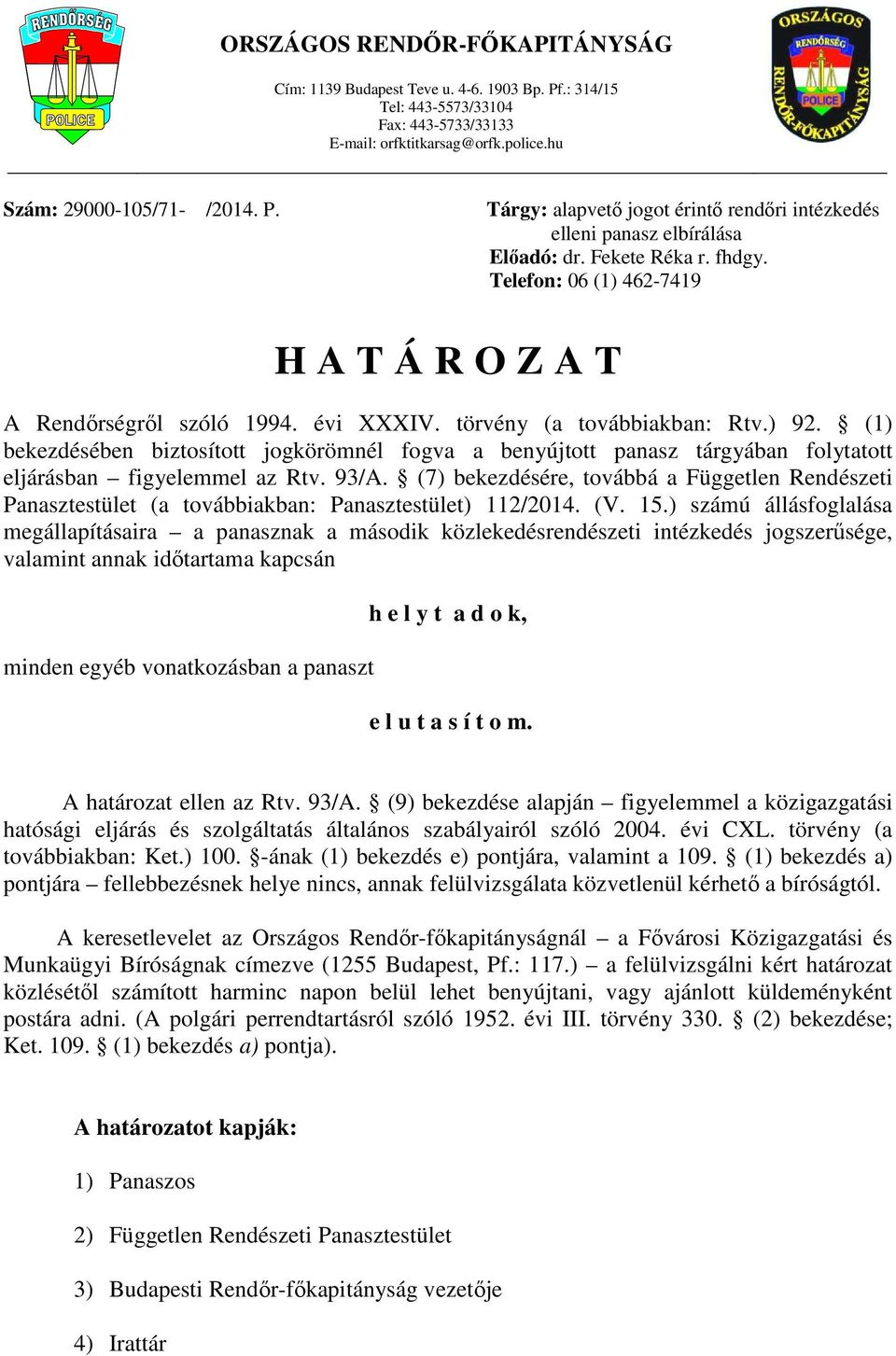 Cím: 1139 Budapest Teve u Bp. Pf.: 314/15 Tel: /33104 Fax: / - PDF Ingyenes  letöltés