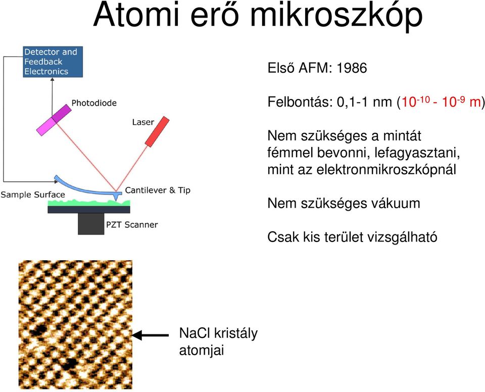 lefagyasztani, mint az elektronmikroszkópnál Nem