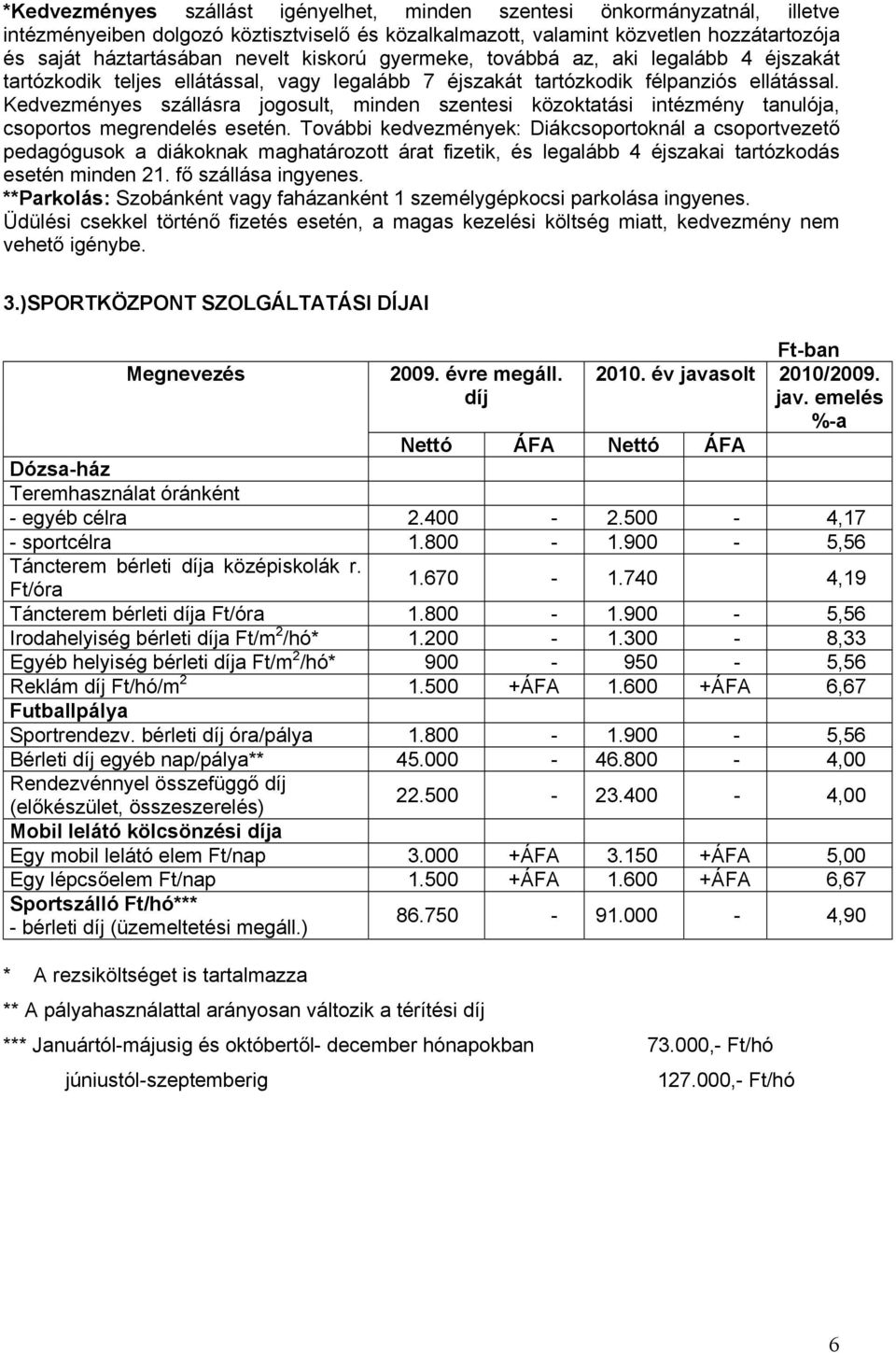 Kedvezményes szállásra jogosult, minden szentesi közoktatási intézmény tanulója, csoportos megrendelés esetén.