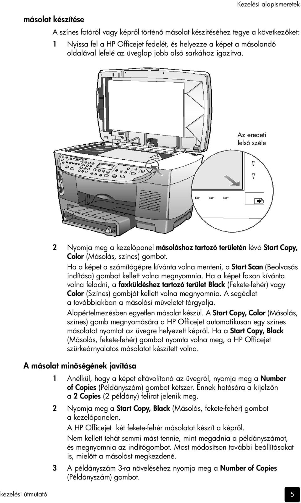 Ha a képet a számítógépre kívánta volna menteni, a Start Scan (Beolvasás indítása) gombot kellett volna megnyomnia.