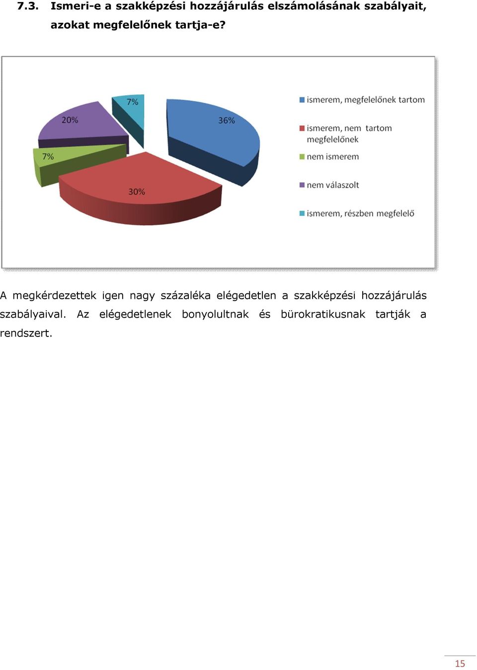 A megkérdezettek igen nagy százaléka elégedetlen a szakképzési