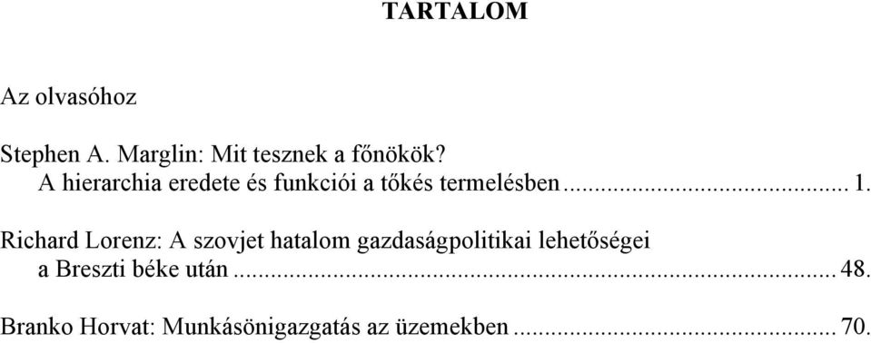 Richard Lorenz: A szovjet hatalom gazdaságpolitikai lehetőségei a