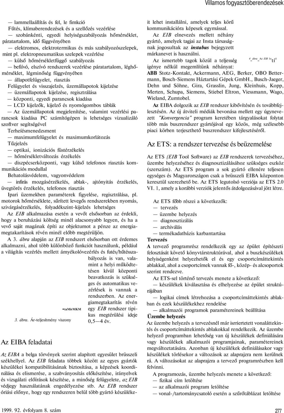 elektropneumatikus szelepek vezérlése külső hőmérsékletfüggő szabályozás befiívó, elszívó rendszerek vezérlése páratartalom, léghőmérséklet, légminőség függvényében állapotfelügyelet, riasztás